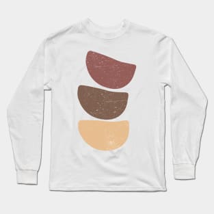 Boho abstract shapes Long Sleeve T-Shirt